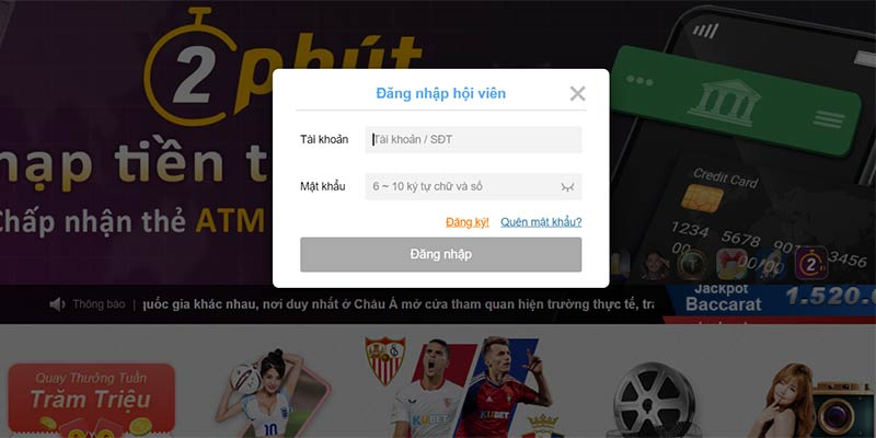 Hướng dẫn đăng nhập KUBET trên website